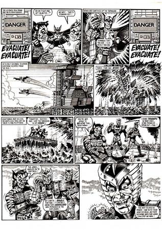 Battlehawks comic book page