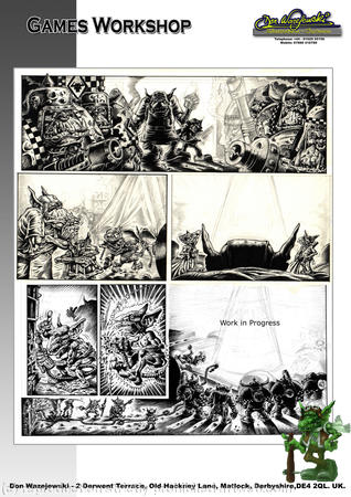 Orks comic page