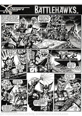 Battlehawks comic page