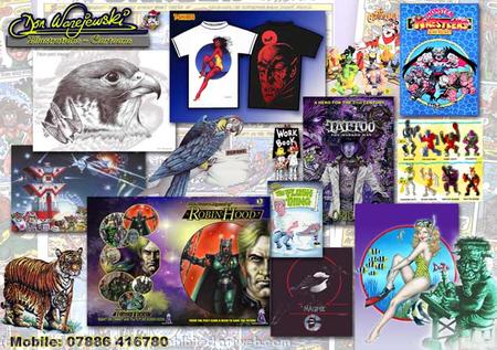 A Sample of various styles of Artwork.