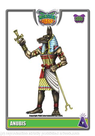 Annubis collector card artwork