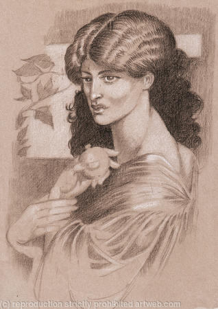 Pre Raphaelite sketch