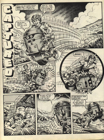 Mask comic page