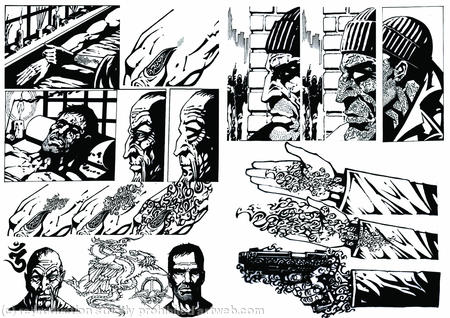 Tattoo comic page