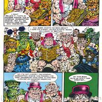 M Wrestlers comic book page