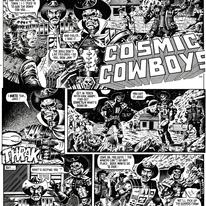 Cosmic Cowboys page artwork