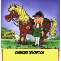 Penny's Pony Club character concept drawing