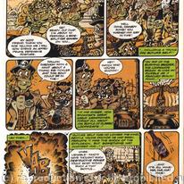 Monster Wrestlers Comic page