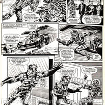 Mask comic book page