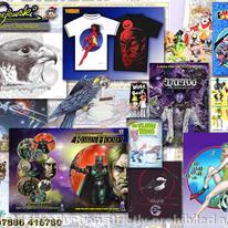 A Sample of various styles of Artwork.