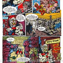 Monster Wrestlers comic page