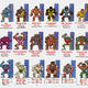 Monster Wrestlers Characters