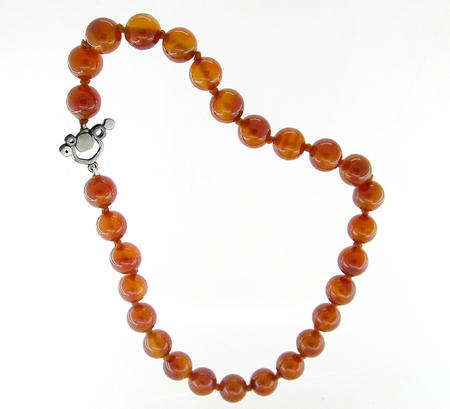 lamella beaded necklace