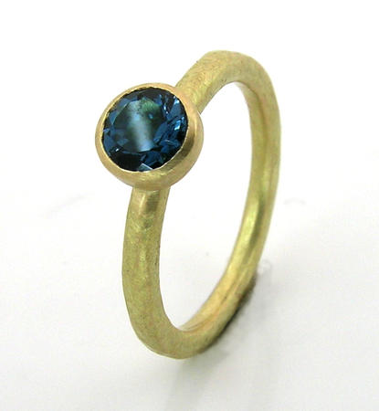 22ct ring remade from old jewellery.