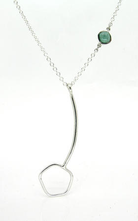 companion pendant with stone