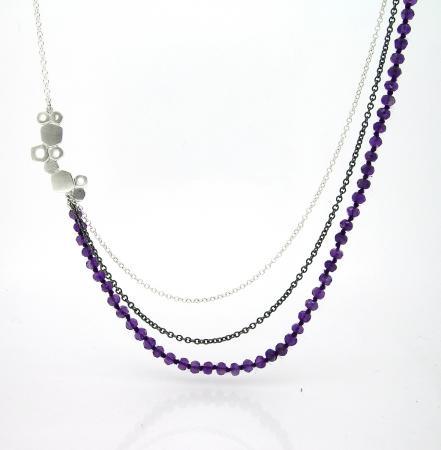 thethered amethyst necklace