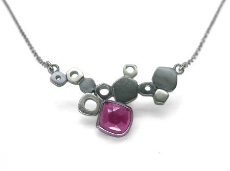 Ruby Lamella Pendant