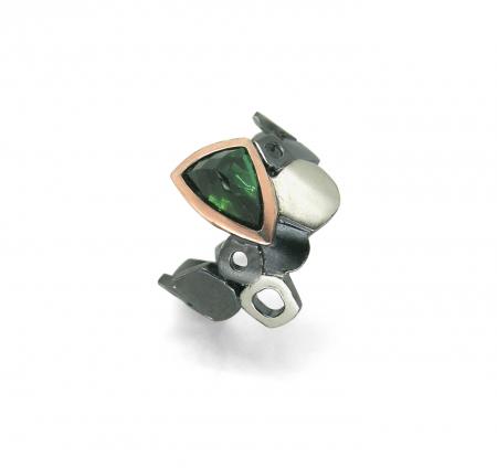 Green tourmaline ring