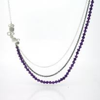 thethered amethyst necklace