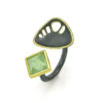 xylem one-off peridot ring