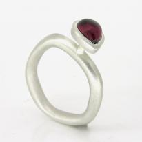 pink teardrop tourmaline companion stacker