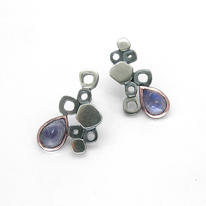 Moonstone cluster drops