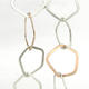 lamella link earrings
