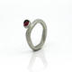 Pink tourmaline ring