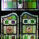 stained glass with birds