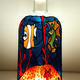 c5 | | | painted glass bottle c5