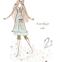 Swedish Interior designs summer clothes card