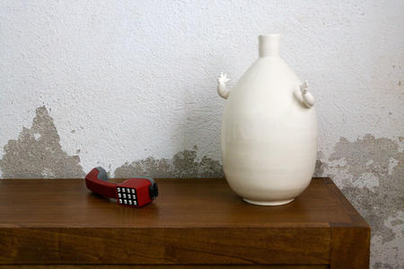 BIG VASE. Glazed ceramics 