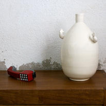 BIG VASE. Glazed ceramics 