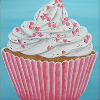 hidden Valentine Cupcake