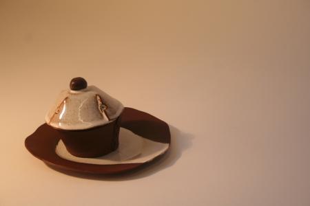 Cupcake and Plate