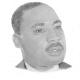 Martin Luther King | | 21 x 30cm | pencil on paper Martin Luther King