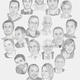 The Toddwood Stags | (sold) | 30 x 42cm | Digitised composite of pencil sketches The Toddwood Stags