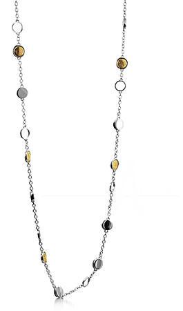 Long framed necklace