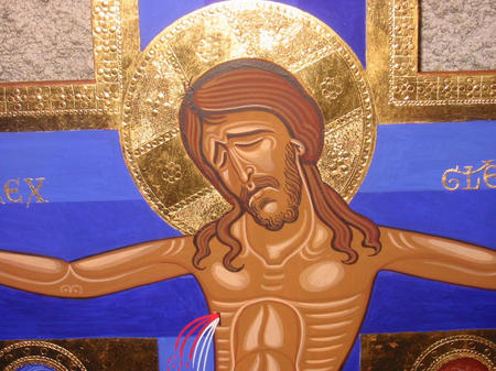 Italo Byzantine Cross (detail)