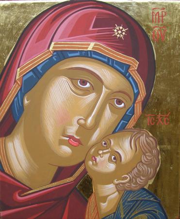 Byzantine Virgin and Child