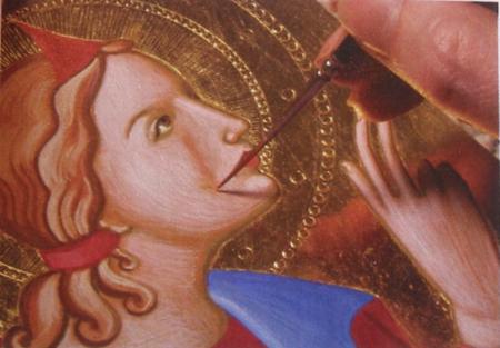 painting an angel