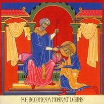 scene from the life of St Benedict Biscop