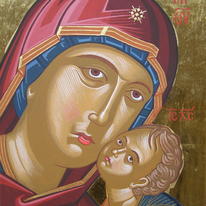 Byzantine Virgin and Child