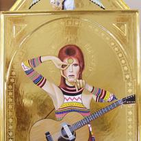 David Bowie Spiders from Mars Altarpiece