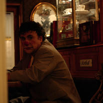 David Larible during intermission.