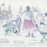 A perfect Summer evening at Westminster 2007 - Pencil and watercolour