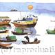 Sunset at Lamma | £45 | 42 x 30cm | watercolour Sunset at Lamma