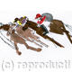 Loose horse - 2nd Race | £145(sold) | 10 x 13cm | pen and watercolour Loose horse - 2nd Race