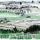 Ascot Racecourse from… | £145 | 10 x 13cm | pen and watercolour Ascot Racecourse from…