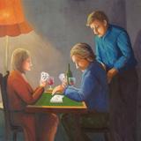 The Card Players - Oil on linen
